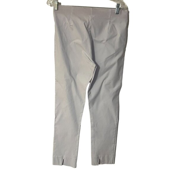 Gretchen Scott Gripeless Pant White Pull On Stretch Women's size Large Excellent - Picture 3 of 4
